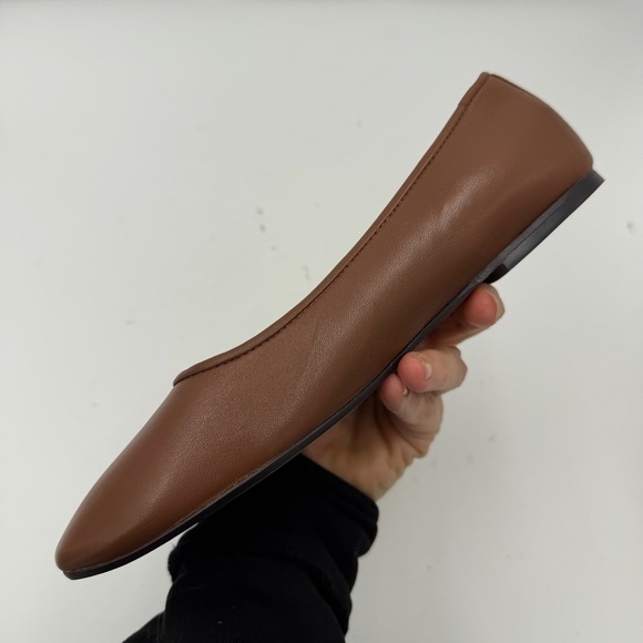 NEW Everlane Rum Brown Leather The Day Mary Jane Flat in Size 6.5 - Picture 9 of 16
